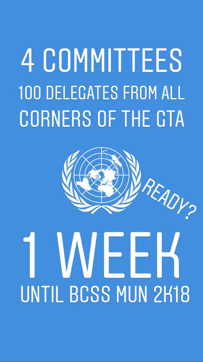 BCSS Model UN tweet media