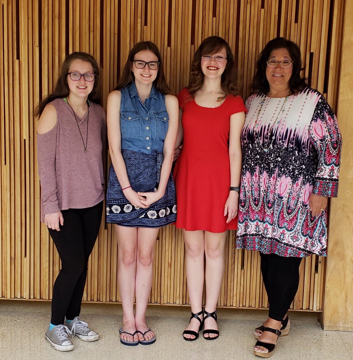 TeamTHN's tweet photo. Congratulations to Mrs. Utterback's students for receiving Autumn Voices awards from Vincennes University. #PatriotPride https://t.co/HwLWC7aOrf