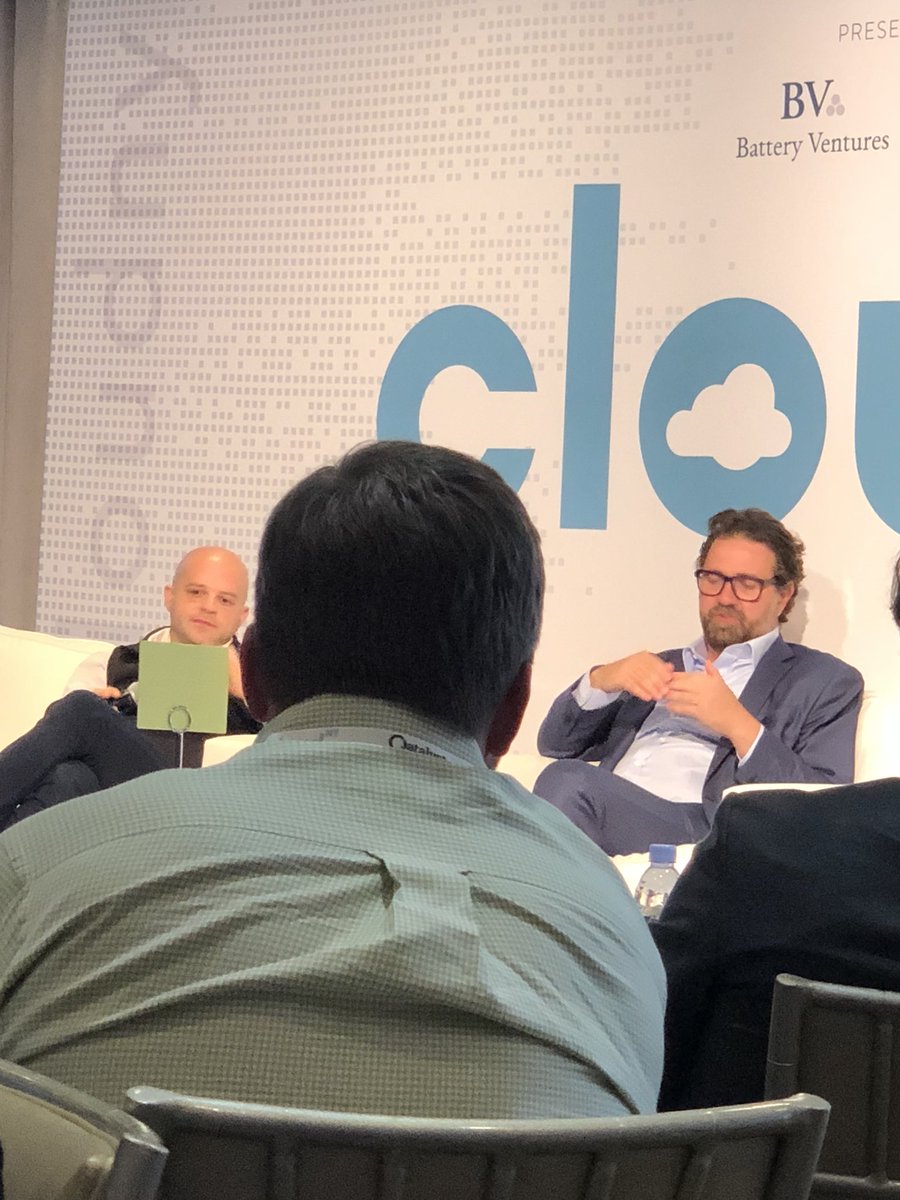 ZGoldstein's tweet photo. Great startup scaling advice from @jeffiel from @twilio: βIf youβre growing quickly, everythingβs going to break every 9-12 months or so no matter what.β #CloudNY #notmybestphoto https://t.co/OQP8evqBTL