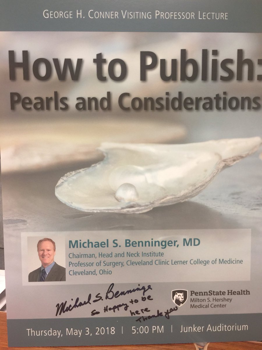 thevoicedoc's tweet photo. At Penn State Hershey, Connor Lecture @WeAreOto @thyroid_surgeon #awesome https://t.co/xPYUxKYL1a