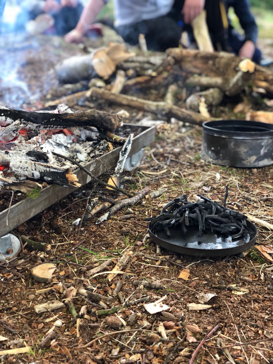 KClarke228's tweet photo. After a rainy day (now that I know how to make my own fire 🔥) I wouldn't mind some toasted s'mores! #outdooreducation @TollymoreNOC https://t.co/833XFjSqV8