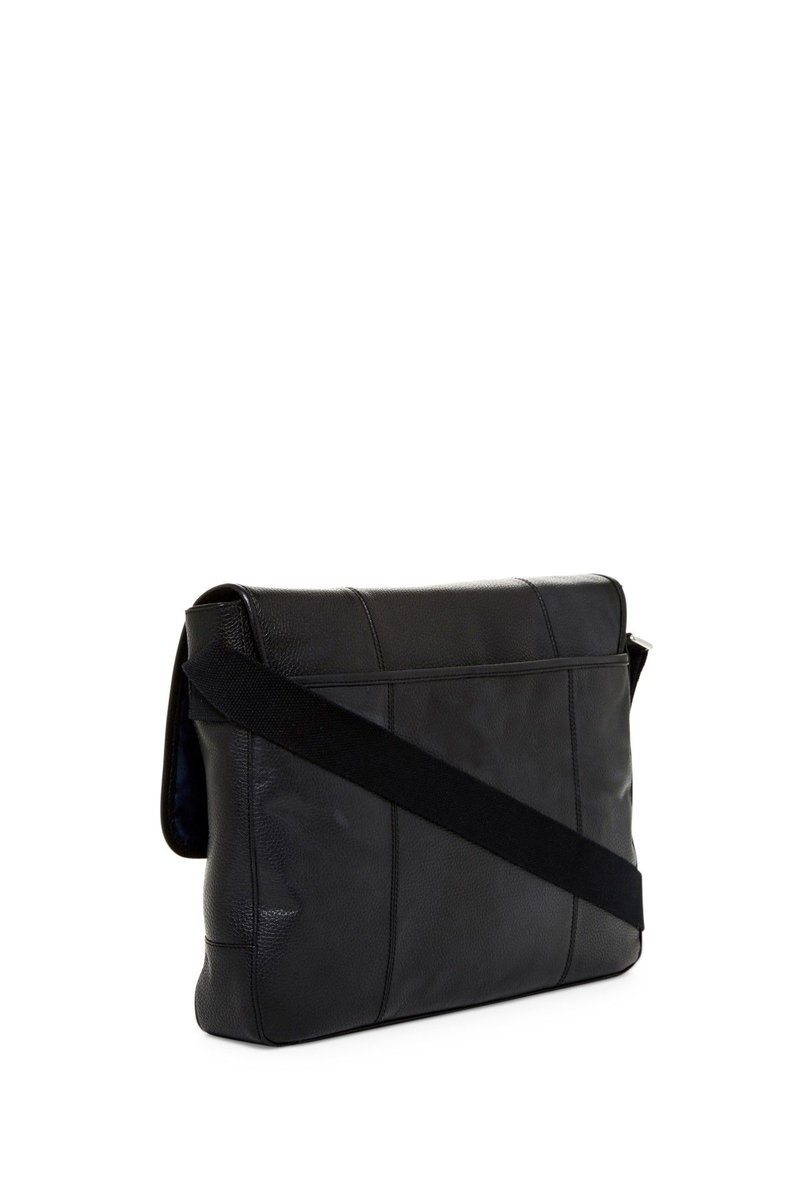 cole haan pebble leather messenger bag