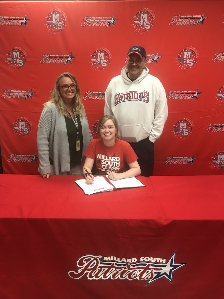 Congrats to Hannah Grove who is signing to play violin and sing at Texas Lutheran University on scholarship! <a href="/MSHSactivities/">Millard South Activities</a>