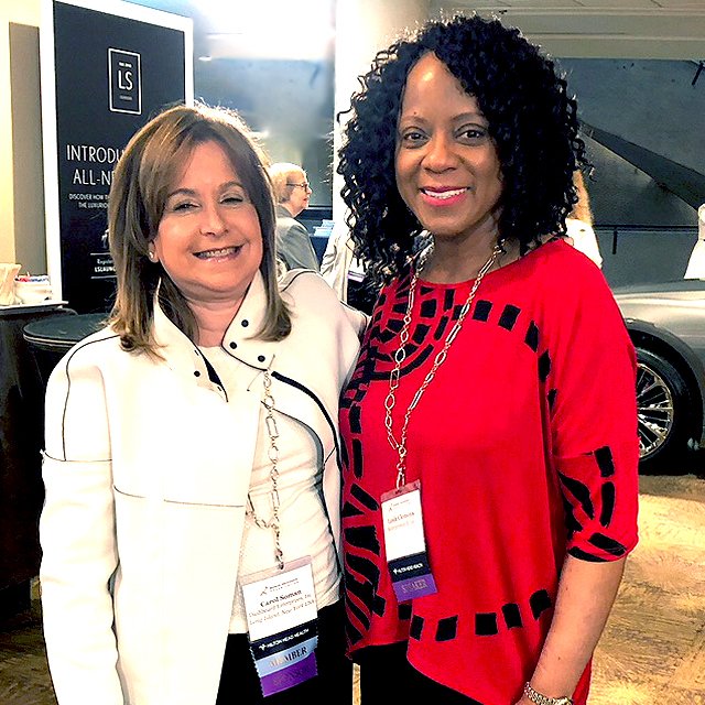 So many extraordinary people at the WPO 2018 Conference in Los Angeles. Carol meets Linda Clemons, CEO of Sisterpreneur. #WPO #WPOdisrupts #DashboardNY #Fixyourbooks911 #numbercrunchingninja #youdoyou