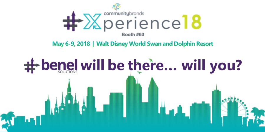 benelSolutions's tweet photo. Can't wait to kick off the @Comm_Brands #Xperience18 Conference next week - w/ @abila_inc, @yourmembership, @Aptify, & @NimbleUser! Will we see you there? Be sure to stop by #Booth63 for info on all your #AMS #implementation & #integration needs. #assnchat #association #nonprofit https://t.co/prpANk96Kl