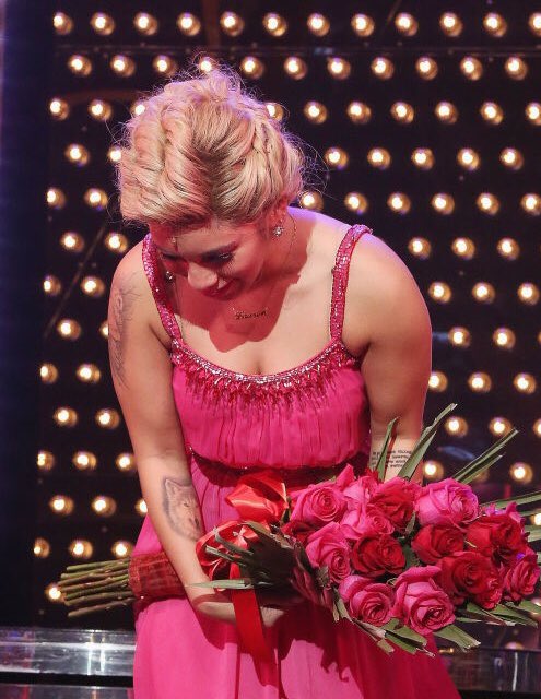 archivedptx's tweet photo. In honor of Kirstin taking her final bow in Kinky Boots tonight, here’s a throwback to her first ❤️ https://t.co/VeyTfkdGnz