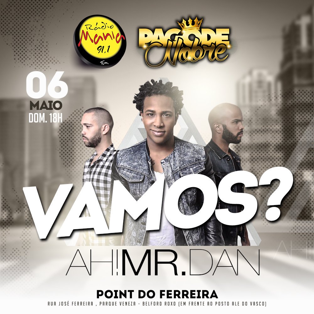 PagodeNobre's tweet photo. E aí ? Tá chegando a hora !!! 
@ahmrdan  no Pagode Nobre ! https://t.co/ngFT9Cun4t