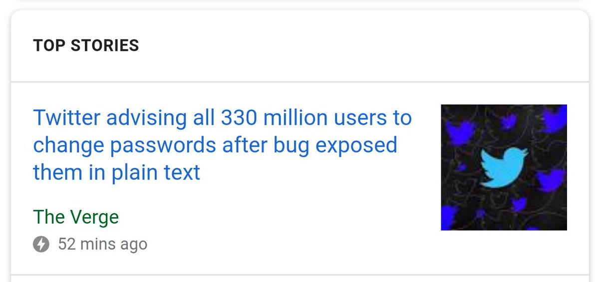 Facebook: "87 million users have been affected by our recent data breach."

Twitter: "Hold my beer."
