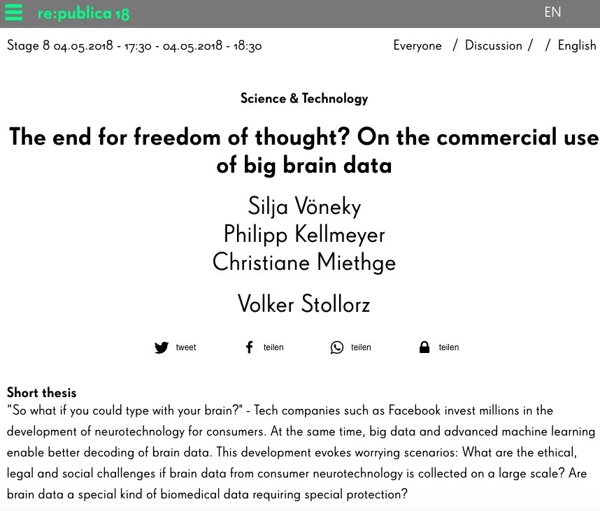 PublicIntLaw's tweet image. #braindata #commercialuse #humanrights #republica18 - looking forward to discuss these important issues #tomorrow in #Berlin with my great colleagues #PKellmeyer #CMiethge #VStollorz #rep18