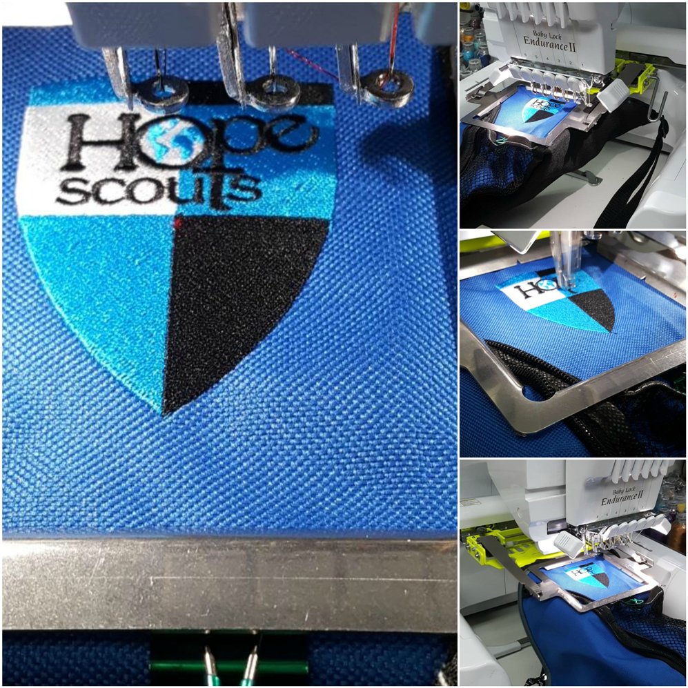 JesusSurfed's tweet photo. Honored & Excited to produce Sling Bags for @HOPEworldwide @CJHopeScouts Hope Scouts Troop 1 & Troop 7 #HopeScouts #Troop1 #Troop7 #HOPEww #JesusSurfedApparelCo https://t.co/9KIGhhYkkX