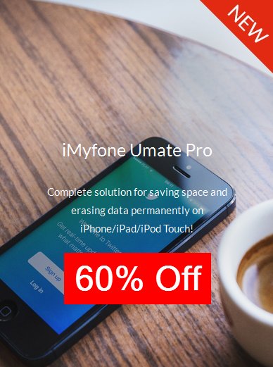 softmixcoupons's tweet photo. 60% Off - iMyfone Umate Pro for Mac Discount Coupon Code https://t.co/eoZpkjXspm
#Software #SmartphoneEraser #iPhone #iPhoneCleaner #iPhoneEraser #iMyfoneUmate #SmartphoneCleaner #EraseiPhone #UmatePro #iMyfone #coupons #deals #discounts https://t.co/xn7BcO89eH