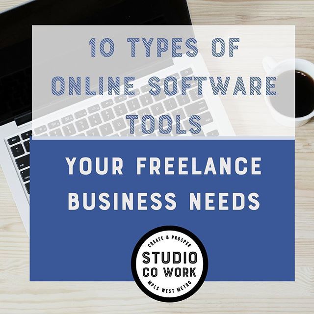 We have a new freebie download available on our website! In it we share 10 pages of online software tools you can use to get started with your freelance business working with clients! Check out studiocowork.com to grab it! #studiocowork #freelance #entrepreneur #onlineto…