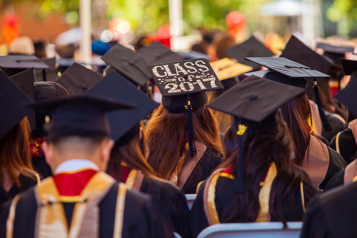 USCLeventhal's tweet photo. In one week our new graduates will take the stage for @USC 2018 Commencement, alongside this year's guest speaker, @PwC US Chairman and Senior Partner, @Timothy_F_Ryan! #USCgrad #USCLeventhal https://t.co/u6EtvZOuCh
