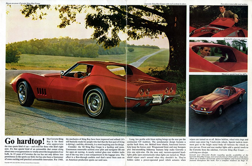 vettevues's tweet photo. The 1968 Corvette is celebrating it 50th Anniversary.  Check out the 1968 Corvette Brochure on our blog https://t.co/koLTNXgEwp   #Corvette #1968Corvette #VetteVues https://t.co/OIIprutAvb