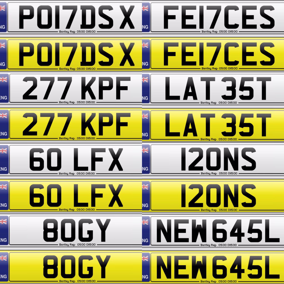 BentleyReg's tweet photo. 🏁 Private Number Plates available now 🏁 📱Contact us on 01268 711529 or DM 📩 us if you have any enquiries #numberplates #privateplate #personalisednumberplate #newcar #bmw #mercedesbenz #vw #audi #rangerover #germancars #18plate #newcar #firstcar #ford #mitsubishi #vwgolf https://t.co/a1CZGctC90