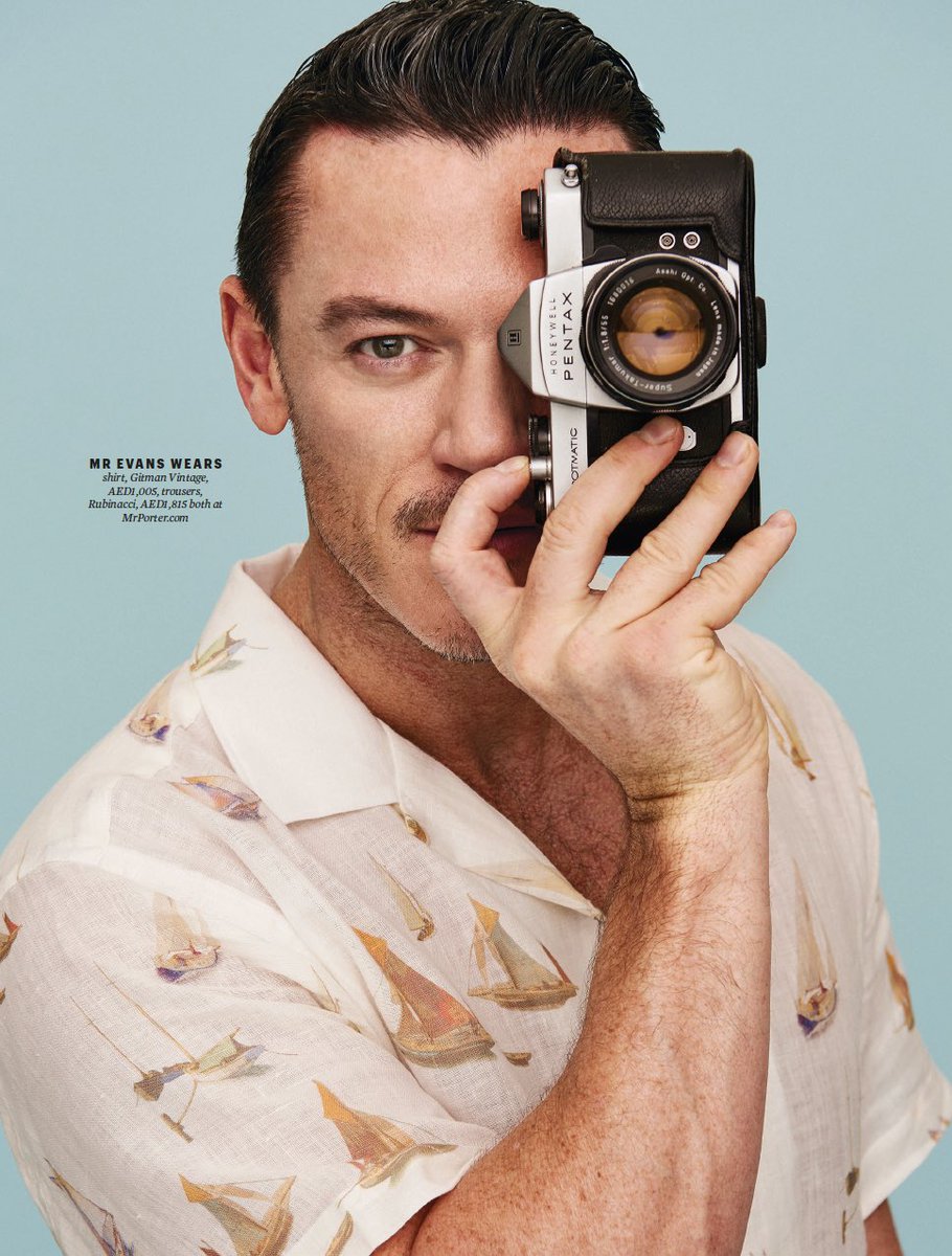 TheRealLukevans's tweet photo. Thanks for the cover shoot @EsquireME and for getting the summer clothes out! https://t.co/8YD6JHAAIr