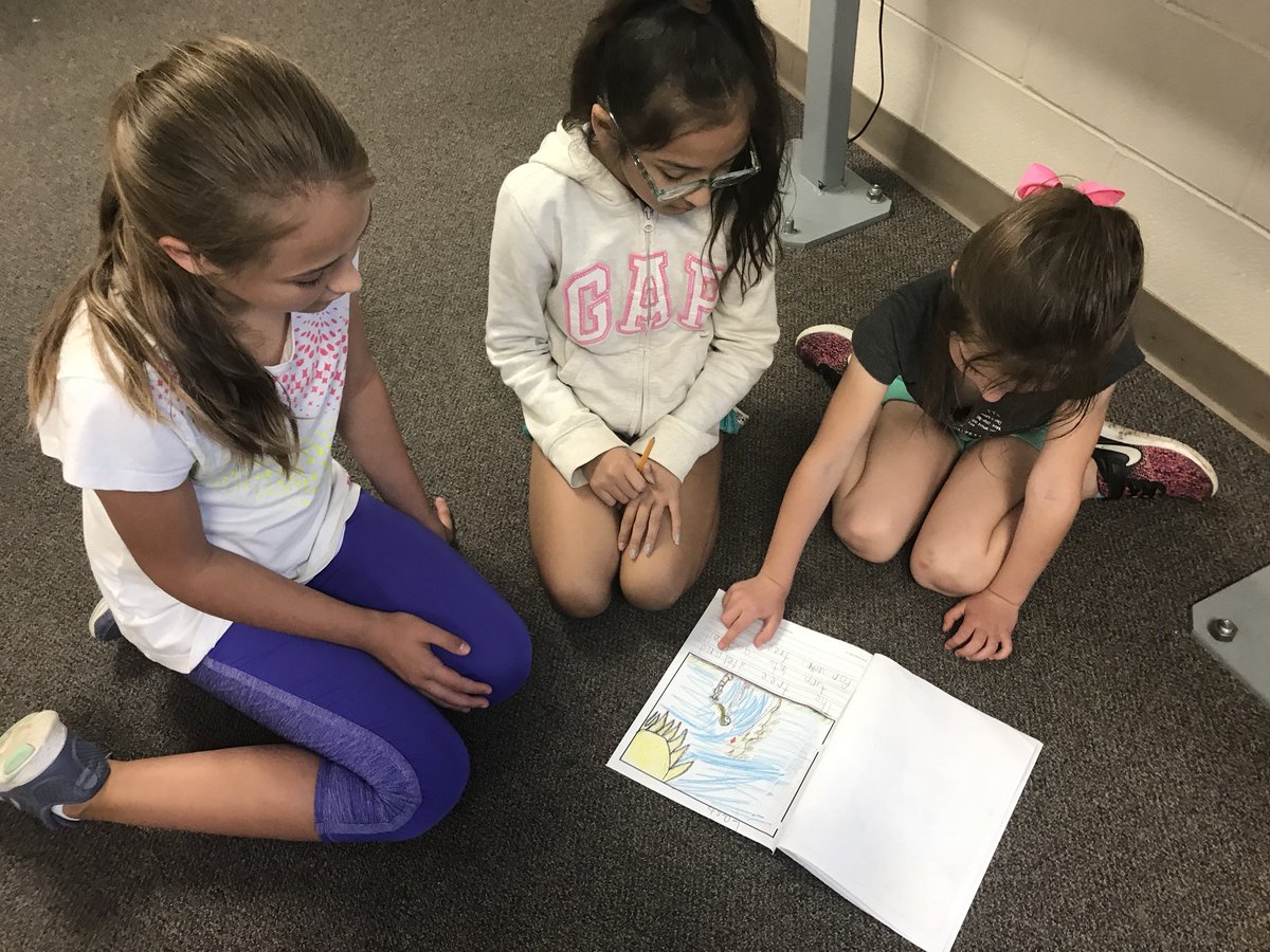 mlrmrsk's tweet photo. Kindergarten “book buddies” reading their plant books to us‼️#elaunit@meadowlarkproud https://t.co/nyr2BqIYWD