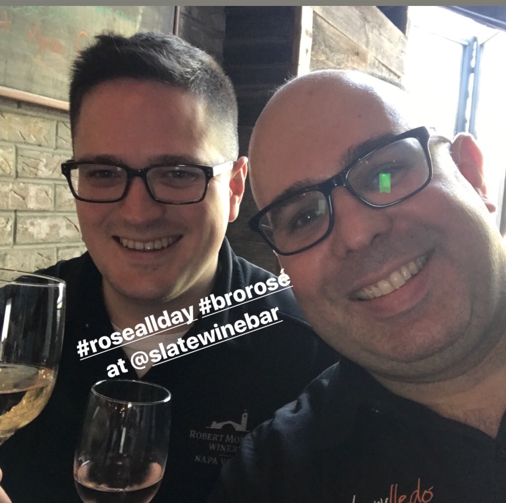 chefdannylledo's tweet photo. #RoséAllDay #BroRose at @SlateWineBar https://t.co/S76g8BtIls