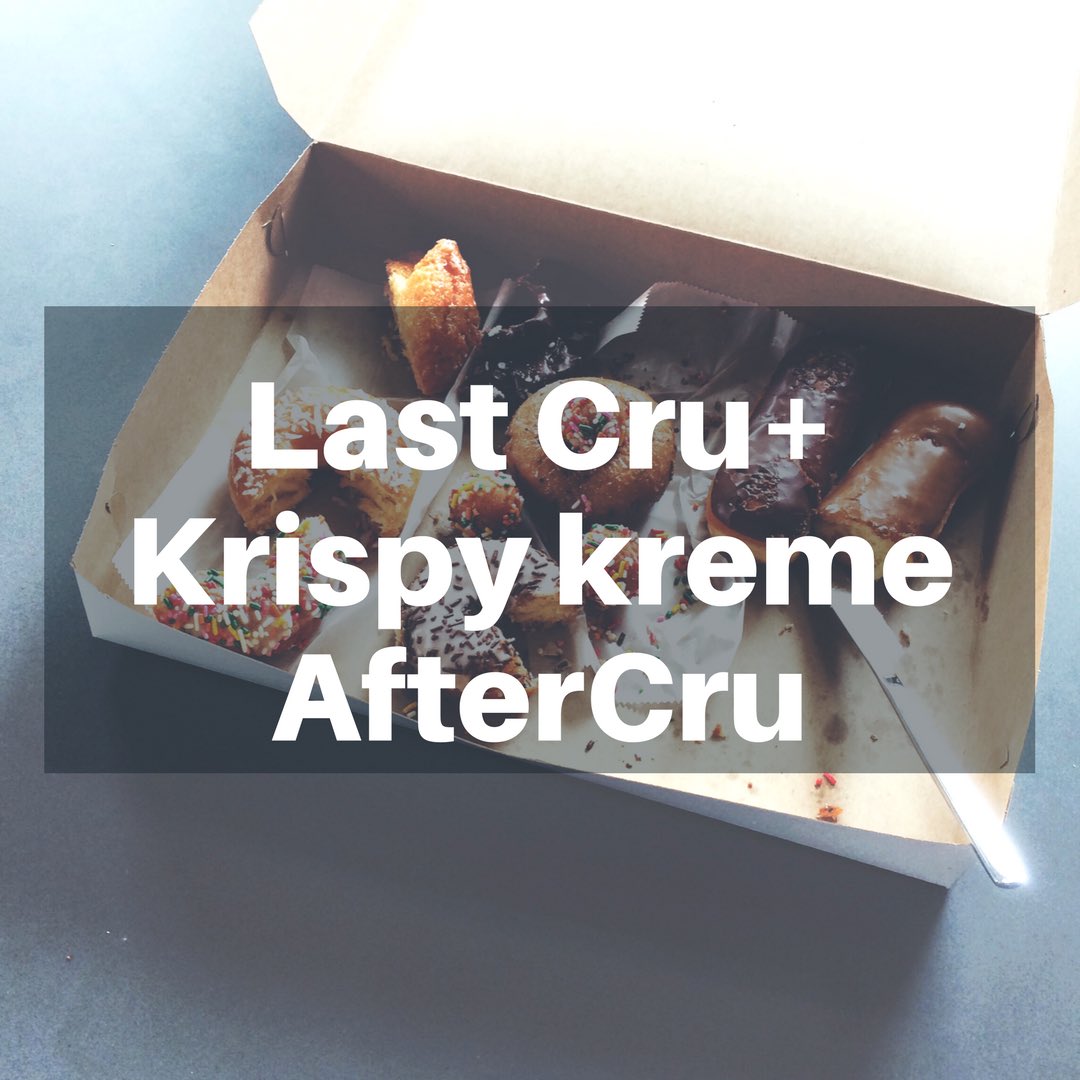 Join us in the Hub Ballroom tonight for senior night and our annual Krispy Kreme after cru!!! 🍩