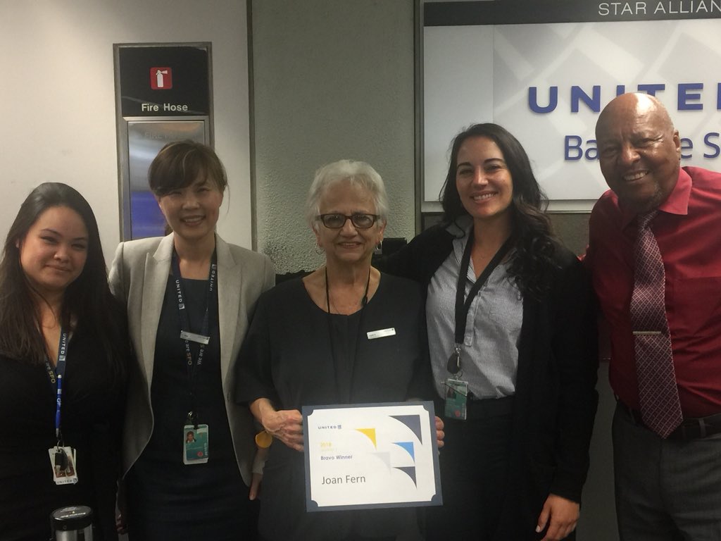 Shout out to Delta, Rose and Joan for being our Q1 SFOCS Bravo Winners!! Thank you for recognizing your teammates!! @weareunited @39100ft @AmyJerry2 @flySFO #WhyILoveAO #beingunited #teamsfo #sfoua