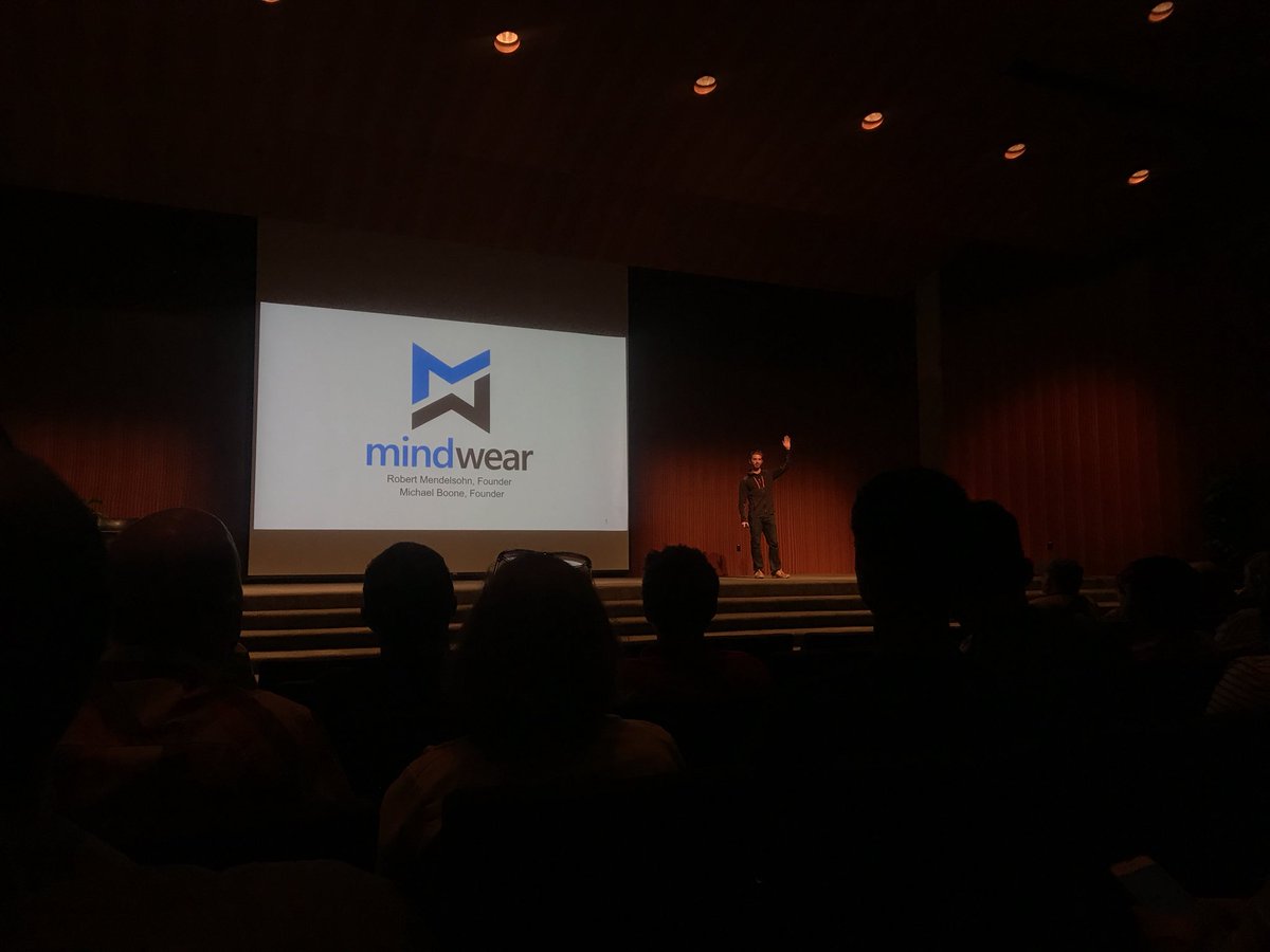 LonghornStartup's tweet photo. How many of you have a perfect memory? Now you can. Enter @mindwearinc! #demoday2018 #UTdemoday https://t.co/SRznIMfC95