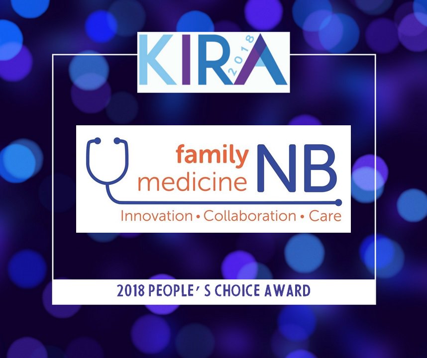The votes are counted! The 2018 People’s Choice Award winner is Family Medicine, New Brunswick #KIRAAwards2018