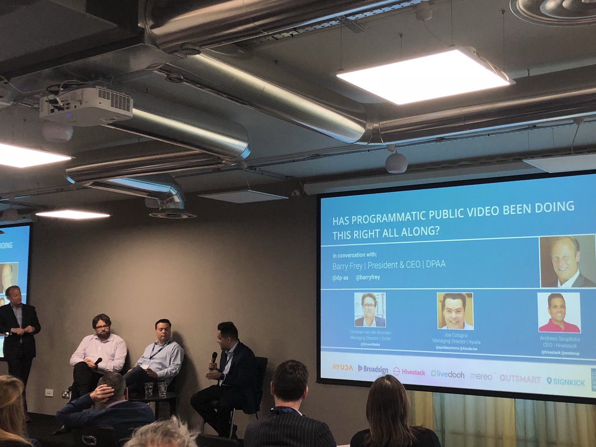 AyudaSystems's tweet photo. We hope you had a chance to check out our speaking panel at #LDSW :-) #onlycompleteOOHsolution https://t.co/WfnFPcEB4L
