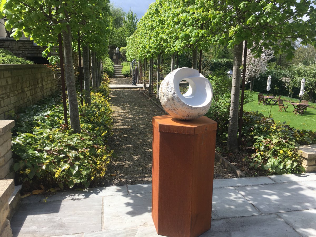 Opening tomorrow evening #outdoorsculpture #exhibition @TasburghHouse #Bath - pop in for a cupa in the beautiful garden!
 #gardensculpture #sculpture #ceramics #contemporaryart #visitbath #lovebath