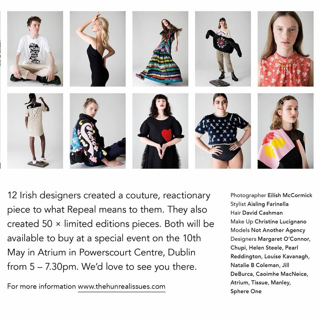 FASHION ✌️
IS ✌️ 
REPEALING ✌️ 
Get involved 👉👉👉
#repealthe8th #repeal