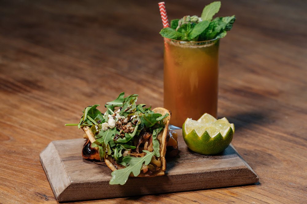 Enjoy a cocktail at Caché while you're waiting for your order. We'll deliver your tacos to you #dinecrg #cachehillcrest