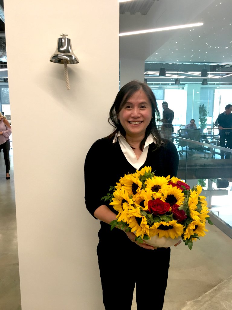 AutoGravity's tweet photo. Celebrating another #AutoGravity win! Our CTO Sheng Wang won the Women of the Year Award presented by the @OCBizJournal! https://t.co/UmDDlnIlnY