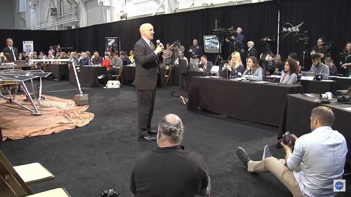 NewerAstro's tweet image. Following the @nasa @NASAInSight Pre-Launch Briefing on #NASA TV . I’ve spotted couple social media kudos in the room Cheers from Paris guys 👋🚀 #GoInsight  youtu.be/wwMDvPCGeE0