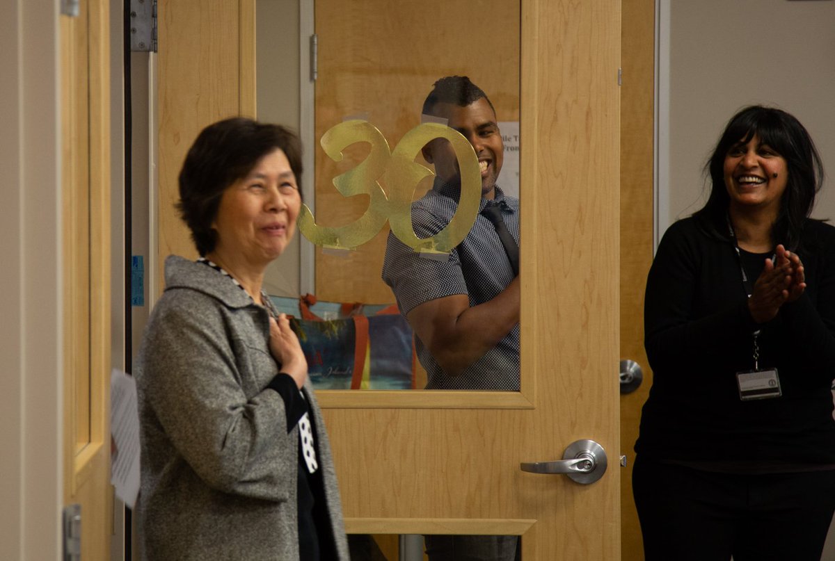 StanfordBEAM's tweet photo. It's not every day you get to celebrate 30 years of #awesomeness. We'd be lost without out you, Jing Jing! You're the best!! https://t.co/1GmloJfjHm