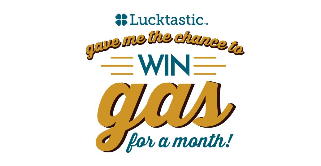 SchogerMichelle's tweet photo. Lucktastic gave me a chance to win gas for a month! https://t.co/ErVGK9fVih https://t.co/VF8rAgHVCS