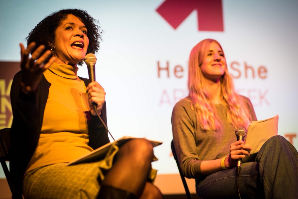 smallthingstc's tweet photo. Lovely to see @ChiOnwurah on #bbcqt. She was a fantastic panellist on our #HeForShe #ArtsWeekLDN for @UNWomenUK back in March for #genderequality https://t.co/Wmq5865PfX