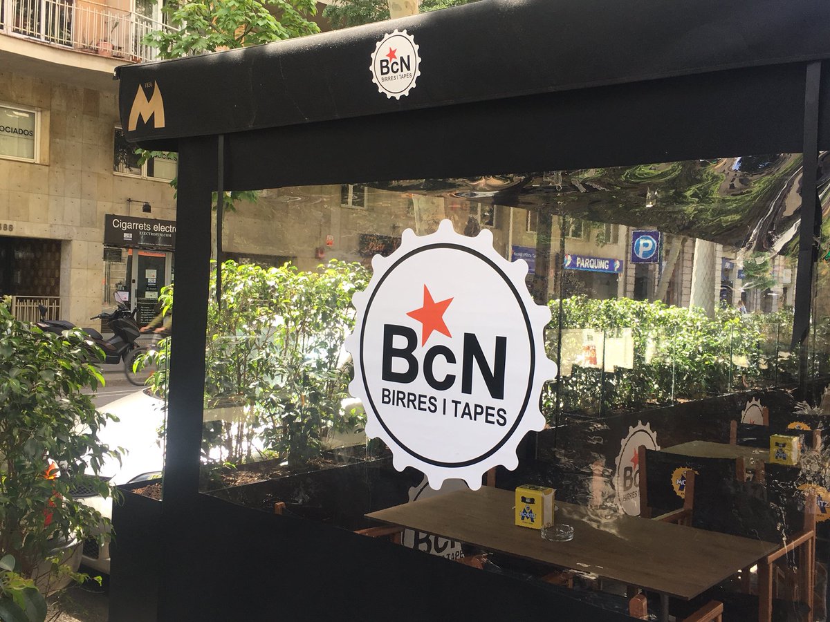 sansatoldos's tweet photo. Birres&amp;tapes estrena nueva terraza de la mano de Moritz, como no diseñada y fabricada por Sansa. Disfruta de la mejor cerveza con todas las comodidades. https://t.co/xEzqlSaUC3