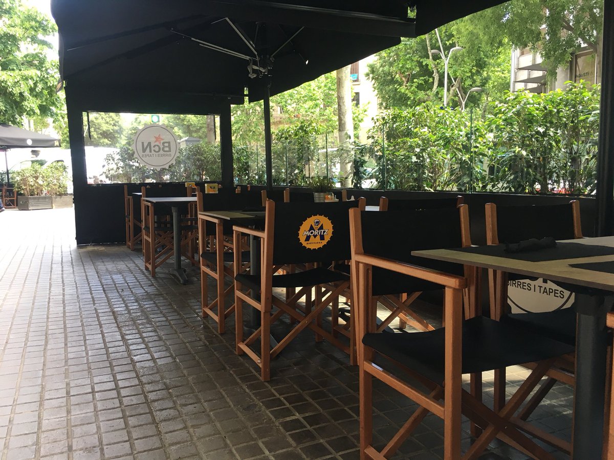 sansatoldos's tweet photo. Birres&amp;tapes estrena nueva terraza de la mano de Moritz, como no diseñada y fabricada por Sansa. Disfruta de la mejor cerveza con todas las comodidades. https://t.co/xEzqlSaUC3