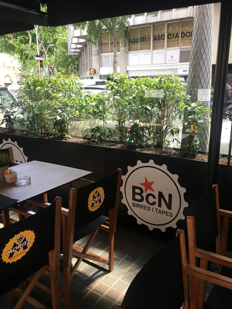 sansatoldos's tweet photo. Birres&amp;tapes estrena nueva terraza de la mano de Moritz, como no diseñada y fabricada por Sansa. Disfruta de la mejor cerveza con todas las comodidades. https://t.co/xEzqlSaUC3