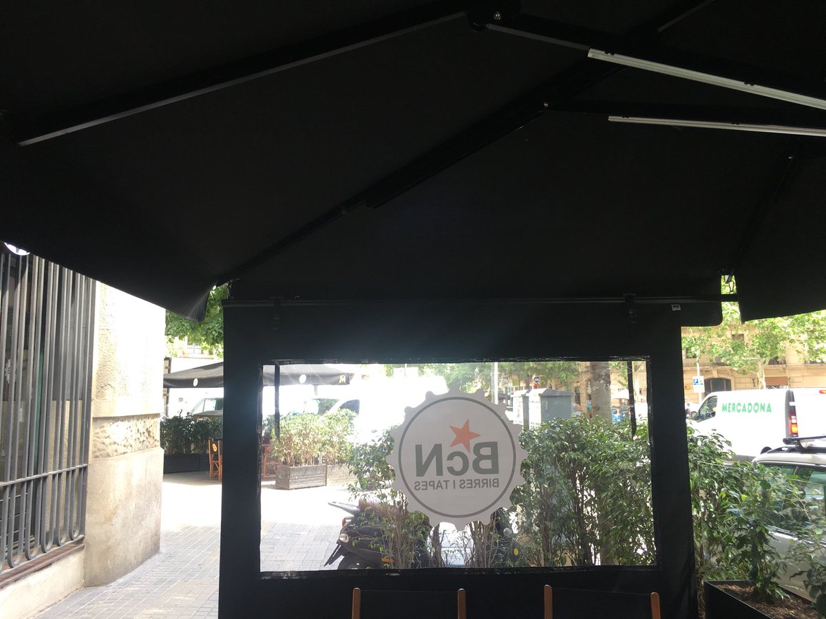 sansatoldos's tweet photo. Birres&amp;tapes estrena nueva terraza de la mano de Moritz, como no diseñada y fabricada por Sansa. Disfruta de la mejor cerveza con todas las comodidades. https://t.co/xEzqlSaUC3