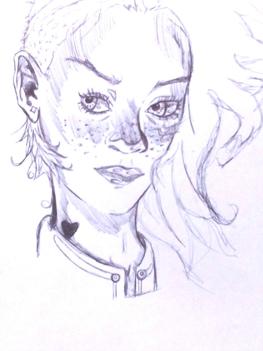 Roids98's tweet image. Some Female portrait spam...
Because why not :D
#Characterdesign #Portraitdrawing
#PersonsofInterest #Gameart #Pensketch
#Roids98 #Inktober #Monochrome #BlackandWhite
I have no idea if you guys know the show Persons of Interest...
But that is where the 2nd Face is from :D