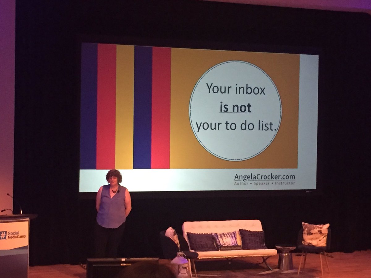 kacadwallader's tweet image. A very wonderful talk from Angela Crocker today about decluttering your digital life. Two good reminders! @AngelaCrocker @SocMediaCamp #SMCamp #digitalclutter