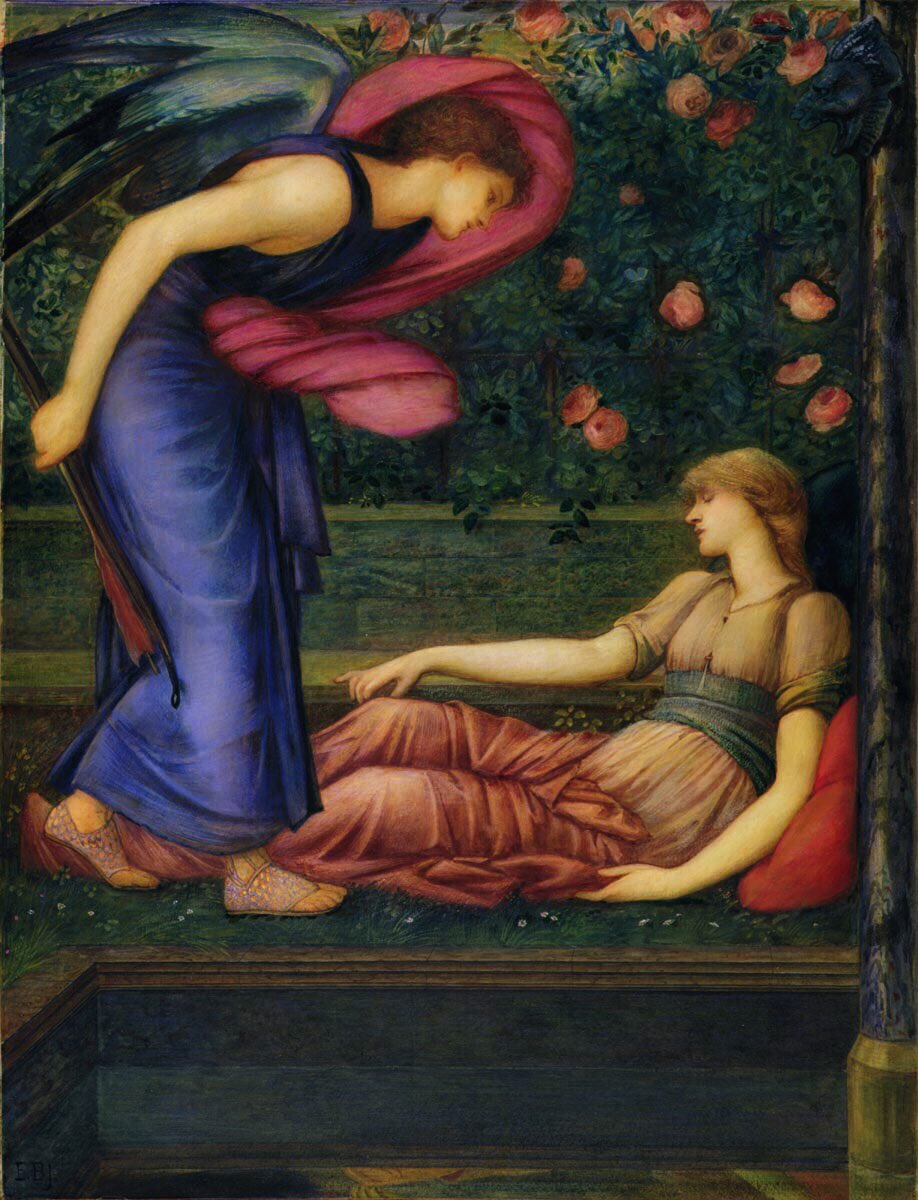 #ArtForFriday

Edward Burne Jones
Cupid and Psyche
1865-1867
Manchester Art Gallery 
Manchester 
UK

@LuciaTassan @CerisesMacaron @_sassyrose @MayKingTea @SecretTSociety