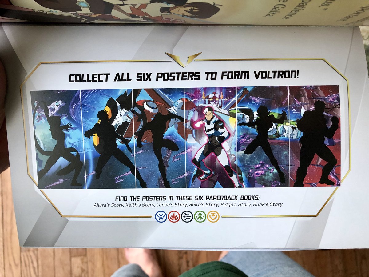 LetsVoltron's tweet photo. The #Shiro and #Pidge story books come with posters! Collect all 6! #VoltronLegendaryDefender #SimonSpotlight https://t.co/jIxx6lf3V6