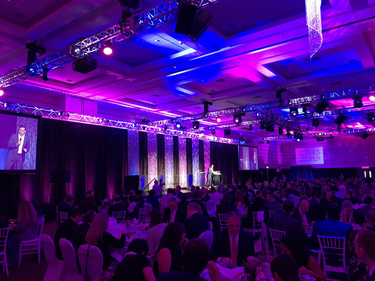 The KIRA awards are underway at the <a href="/FredConvCentre/">FrederictonConvCent</a> and it’s looks like a good night! #kiraawards2018