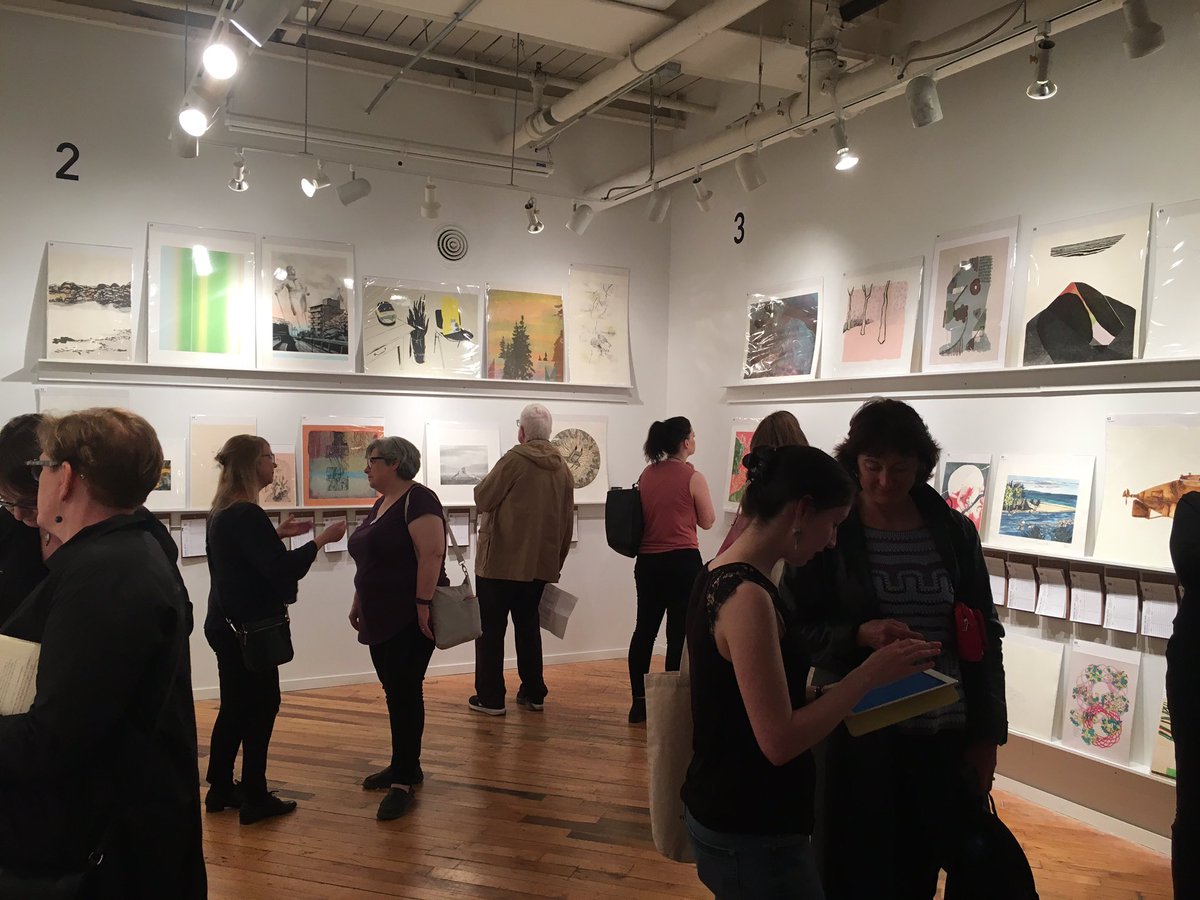 openstudioTO's tweet photo. Customers arriving for #MembersInk2018; superb fine art prints starting at just $100! https://t.co/HX7v3l65pA