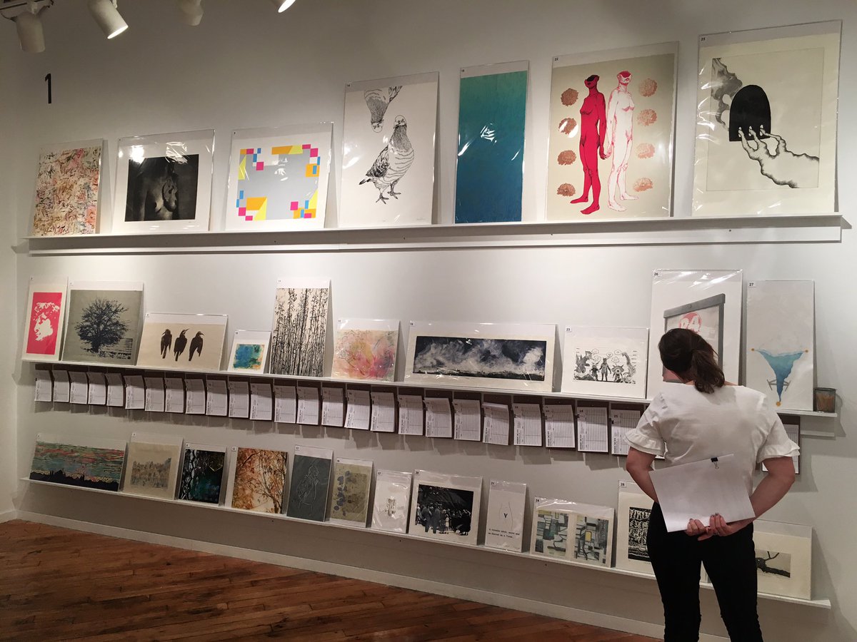 openstudioTO's tweet photo. Customers arriving for #MembersInk2018; superb fine art prints starting at just $100! https://t.co/HX7v3l65pA