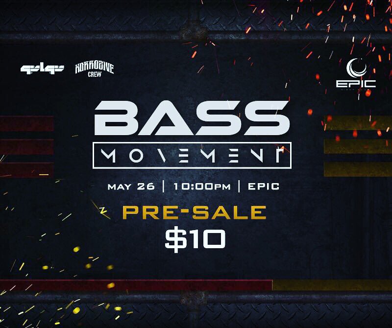 DAMAPROMO_'s tweet photo. 🚨BASS NEWS!!

PRE-SALES 4 #BASSMVMNT2018 AVAILABLE NOW!! @EpicTheClubPR . 
THIS MAY.26 AT 10PM. 

GET READY RESERVE YOURS!! 
787-318-0931 Santurce 
#bassheadsonly #bassheadevent #QVLQV #KorrosiveKrew #UndergroundEvents #UndergroundPR #PResDNB #dnbpr  #EpicEvents #Damapromo https://t.co/hcVCm1lUIl