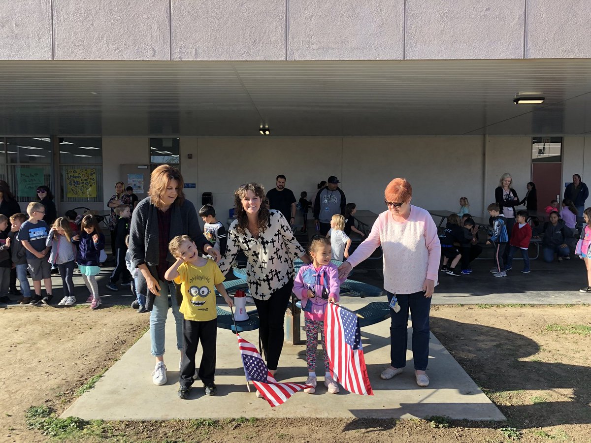 My kids holding the flag for the morning salute. #adorable #MViTsimi <a href="/jennydgoldman/">Jenny Goldman</a>