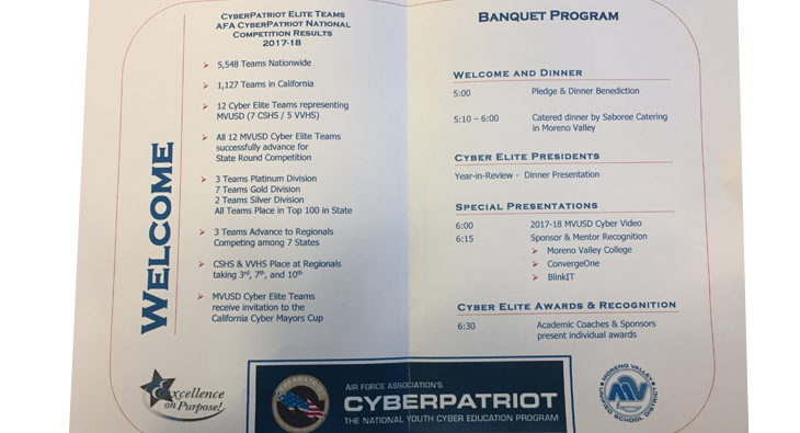 BlinkITSolution's tweet image. Blink IT was delighted and honored to be the Platinum Sponsor for the MVUSD Cyber Elite Teams Dinner &amp;amp; Awards Banquet event on Wed, May 2.  We are proud to support our community and school activities.