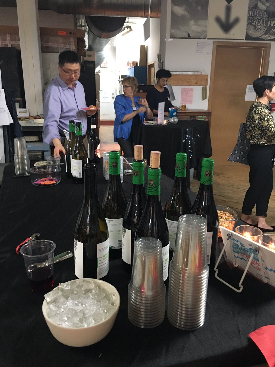 openstudioTO's tweet photo. Fantastic spreads of food, cheese and wine at #MembersInk2018 one of our biggest fundraisers of the year. Please join us at @401Richmond https://t.co/twaYvKhtCc
